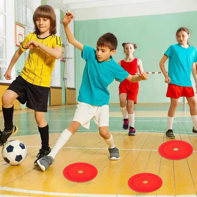 Soccer Markers Soccer Training Tool Marking Discs Soccer Marking Signs Colorful Soccer Disc Equipment For Team Schools