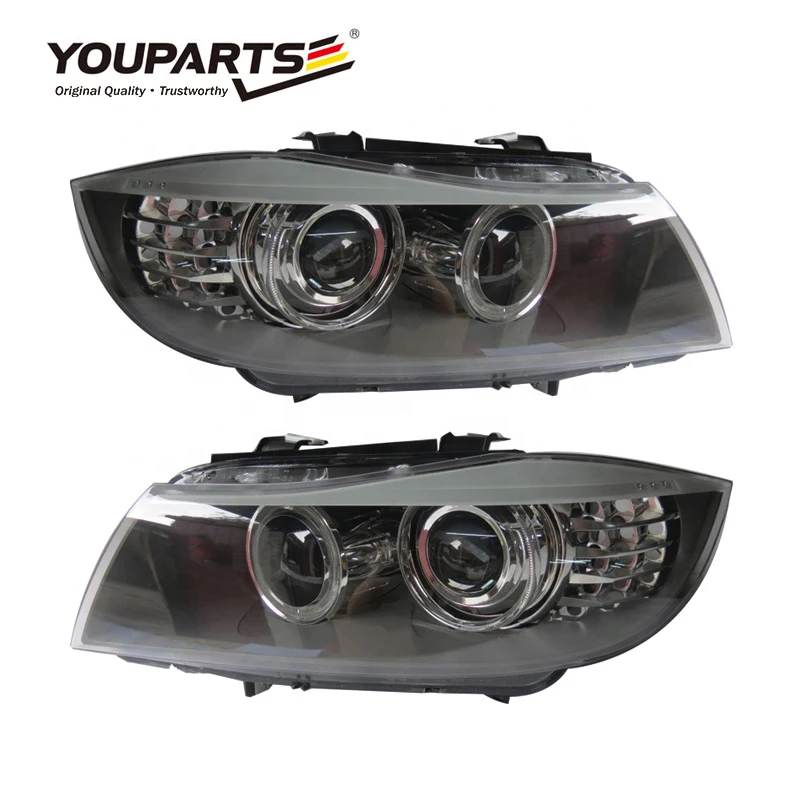 Youparts Headlamp OE 63117240247 63117240248 for Bmw E90 Headlight 12V Car Headlight for BMW 3 SERIES (F30, F35) 1year Bmwe90