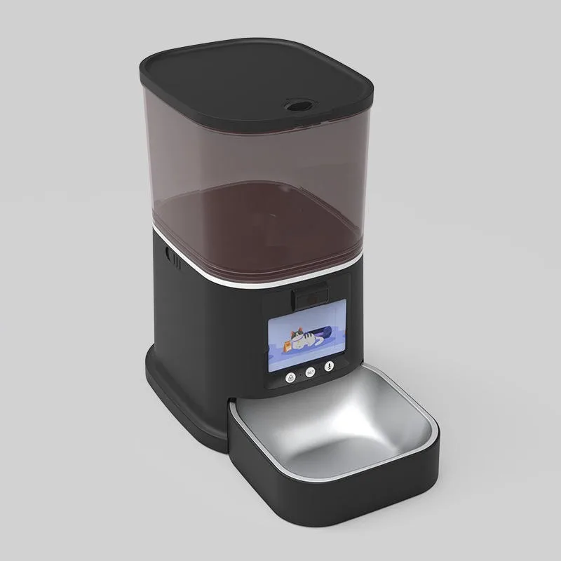 2026 Hot Seller Automatic Camera Monitoring Microchip Cat Dog Automatic Smart Pet Feeder for Pets