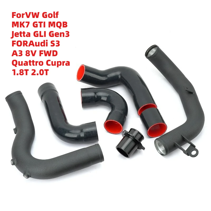

ForVW Golf MK7 GTI MQB Jetta GLI Gen3 FORAudi S3 A3 8V FWD Quattro Cupra 1.8T 2.0T 70MM Intercooler Turbo Charge Pipe Kit