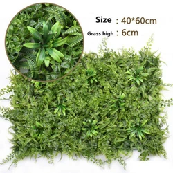 1pc Artificial Green Grass Square Plastic Lawn Plant Home Wall Decoration Artificial Grass Decor Artificial Lawn