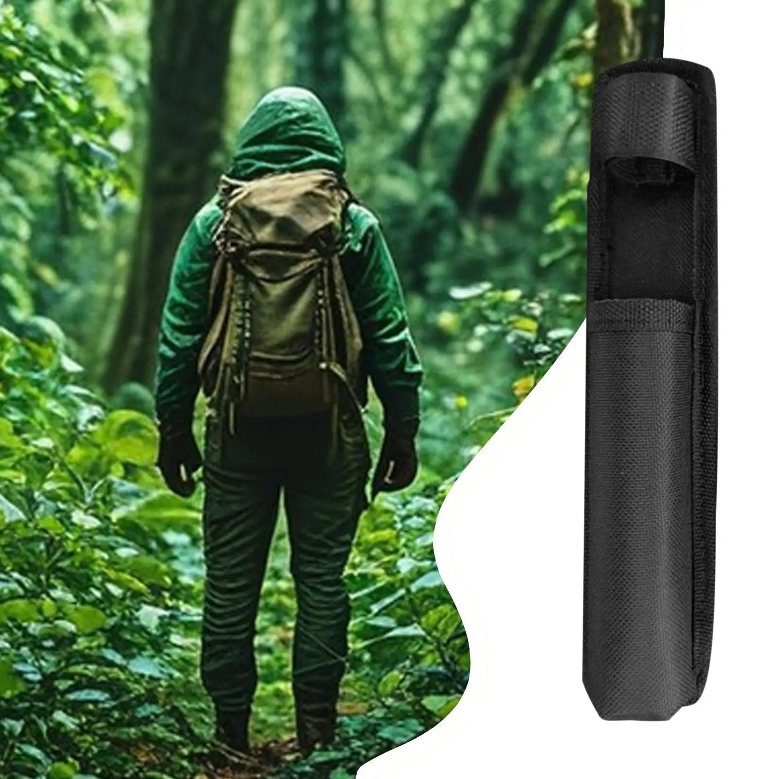 Nylon Staff Holder Expandable Stick Pouch For Duty Belt Multifunctional Portable Pole Sleeve For Defense Security Officer Law
