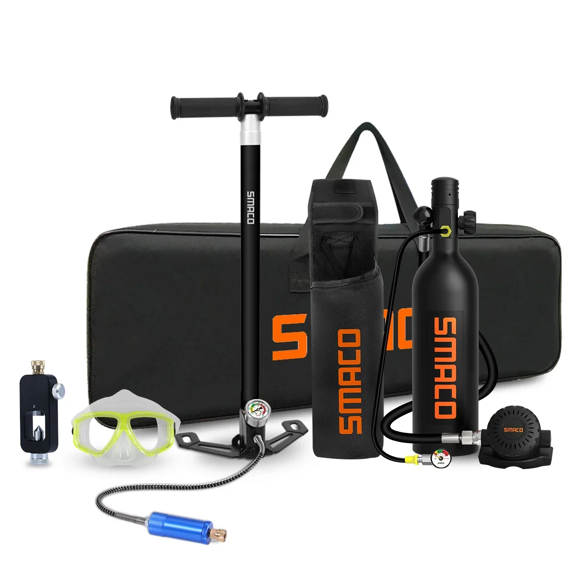 Portable Diving Equipment Scuba Diving Tank  Scuba Tank 1L Underwater Sport Tank