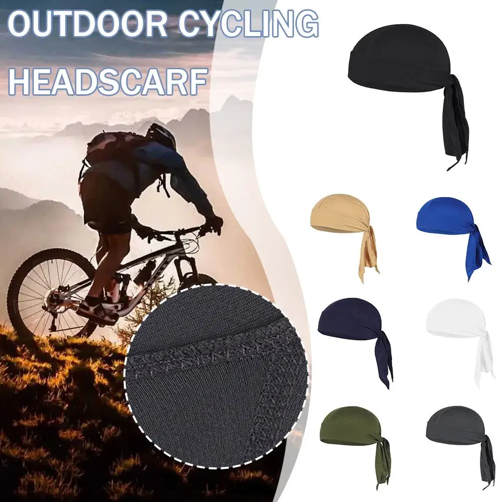 Multicolor Bandana Scarf For Men Women Sweat Wicking Cycling Beanie Wear,motorcycle Riding Cap Scarf M8u7