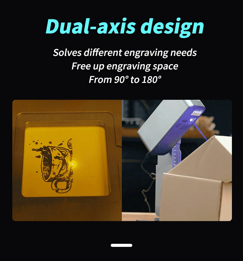 MR.CARVE C1 5w 휴대용 80*80mm CNC 레이저 조각기 나뭇잎 목재 향수병 금속 가죽 레이저 미니 마킹기