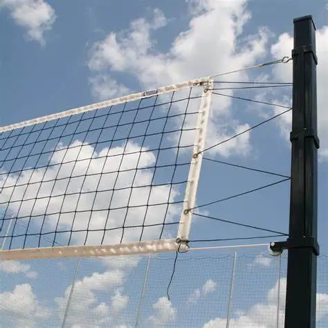 

Durable Portable Freestanding Volleyball Training Net Set Height Adjustable Practice Net for Hitting for Backyard Outdoor Use