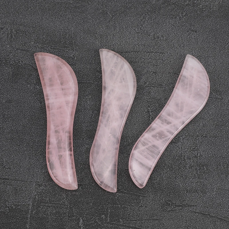 1ชิ้น S รูปร่างหยกกัวซาขูดนวดหยกธรรมชาติ Guasha คณะกรรมการสำหรับร่างกายเต็มรูปแบบผ่อนคลายความเจ็บปวดเครื่องมือ Relief ต่อต้านริ้วรอยบนใบหน้า