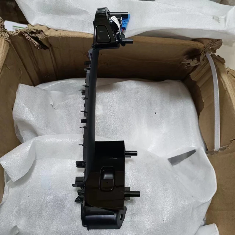 

For Tesla 2017-2020 Model 3 main driver glass lifter bracket panel assembly black bright