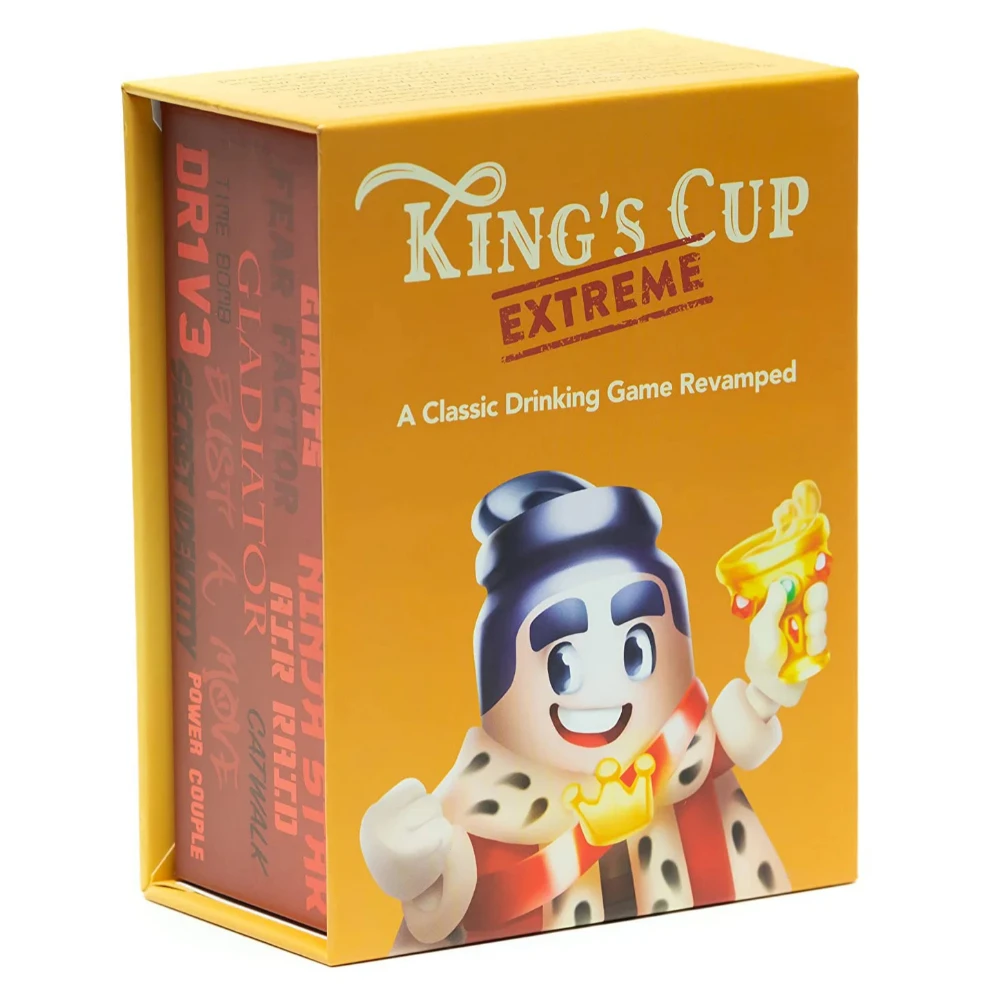 

Lost Boy Entertainment King’s Cup Extreme Drinking Card Games for Adults - Party Games Board Game Night Couples Games