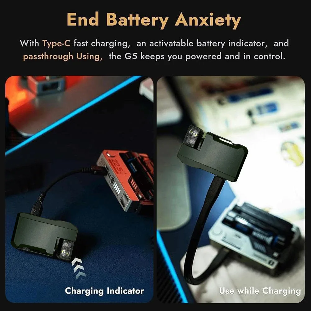 ل WUBEN G5 Mini EDC مصباح يدوي 400 لومينز خفيفة الوزن للغاية المحمولة جيب المفاتيح ضوء مقاوم للماء الشعلة للتخييم في الهواء الطلق #4