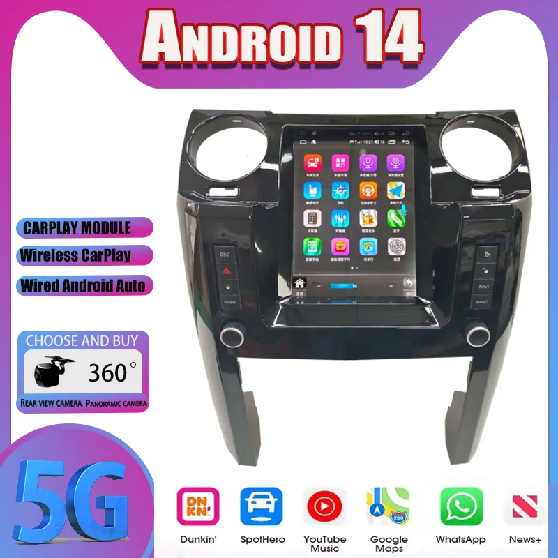 

Android 14 For Land Rover Discovery 3 LR3 2004-2011 intelligent multimedia video player radio GPS Navig 4G WiFi Carplay Auto 9.7