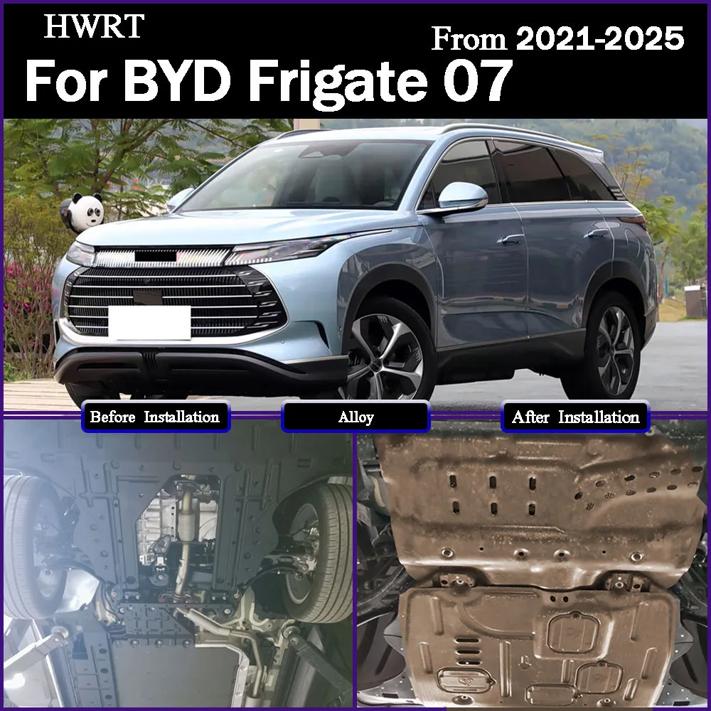 

Engine Chassis Guard Cover Protector Plastic Magnesium Alloy Accessories For BYD Frigate 07‌‌ 2021-2025 110KM 100KM 112KM