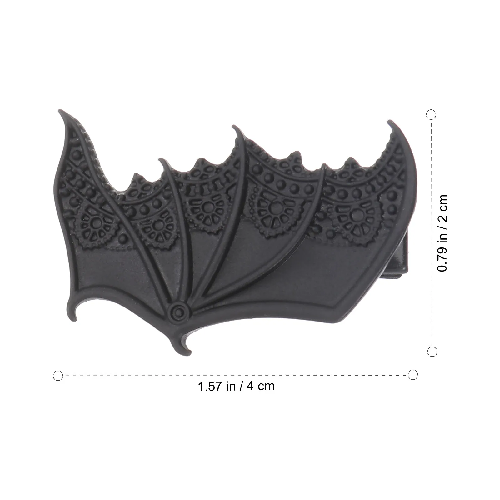 2Pairs Bat Hairpin Alloy Bat Wings Hair Clips Halloween Headpiece Party Decoration Devil Wing Accessories Halloween Hair Clips