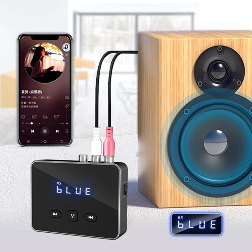 BT 5.4 استقبال الارسال AUX 3.5 مللي متر جاك RCA البصرية BT محول الصوت BT محول للتلفزيون/السيارة/الكمبيوتر/ستيريو المنزل/مكبرات الصوت