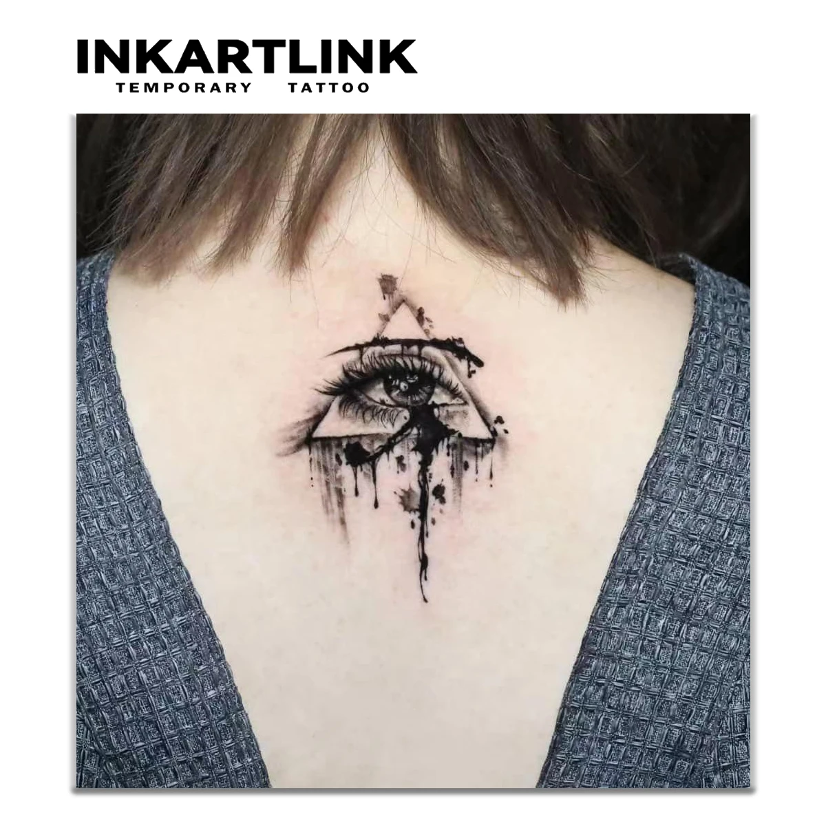 ملصق وشم مؤقت للعين، وشم سحري مقاوم للماء، وشم مزيف يدوم حتى 15 يومًا، وشم شبه دائم #2