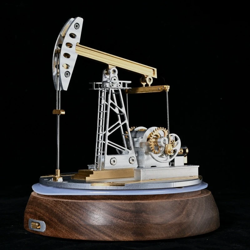 

Oilfield Walking Beam Pumping Unit Metal Model Fine Craft Decoration For Business Present & Desktop Display