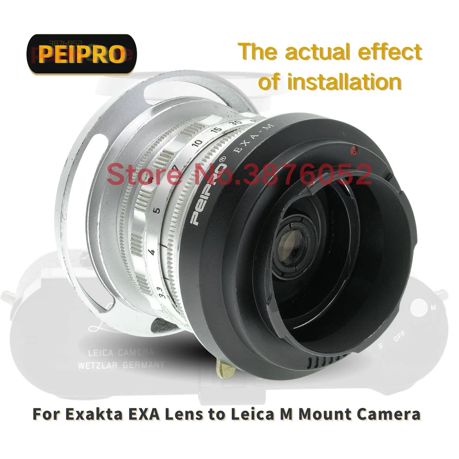محول عدسة PEIPRO EXA-M لعدسة Exakta EXA إلى كاميرا Leica M M8 M9 M10 M11P
