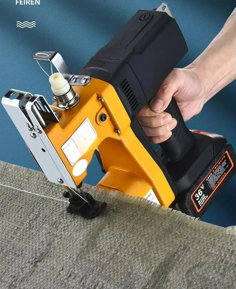 Small Portable Charging Sewing Machine All-in-One Wireless Sealing Machine Woven Bag Sealing Handheld Baler