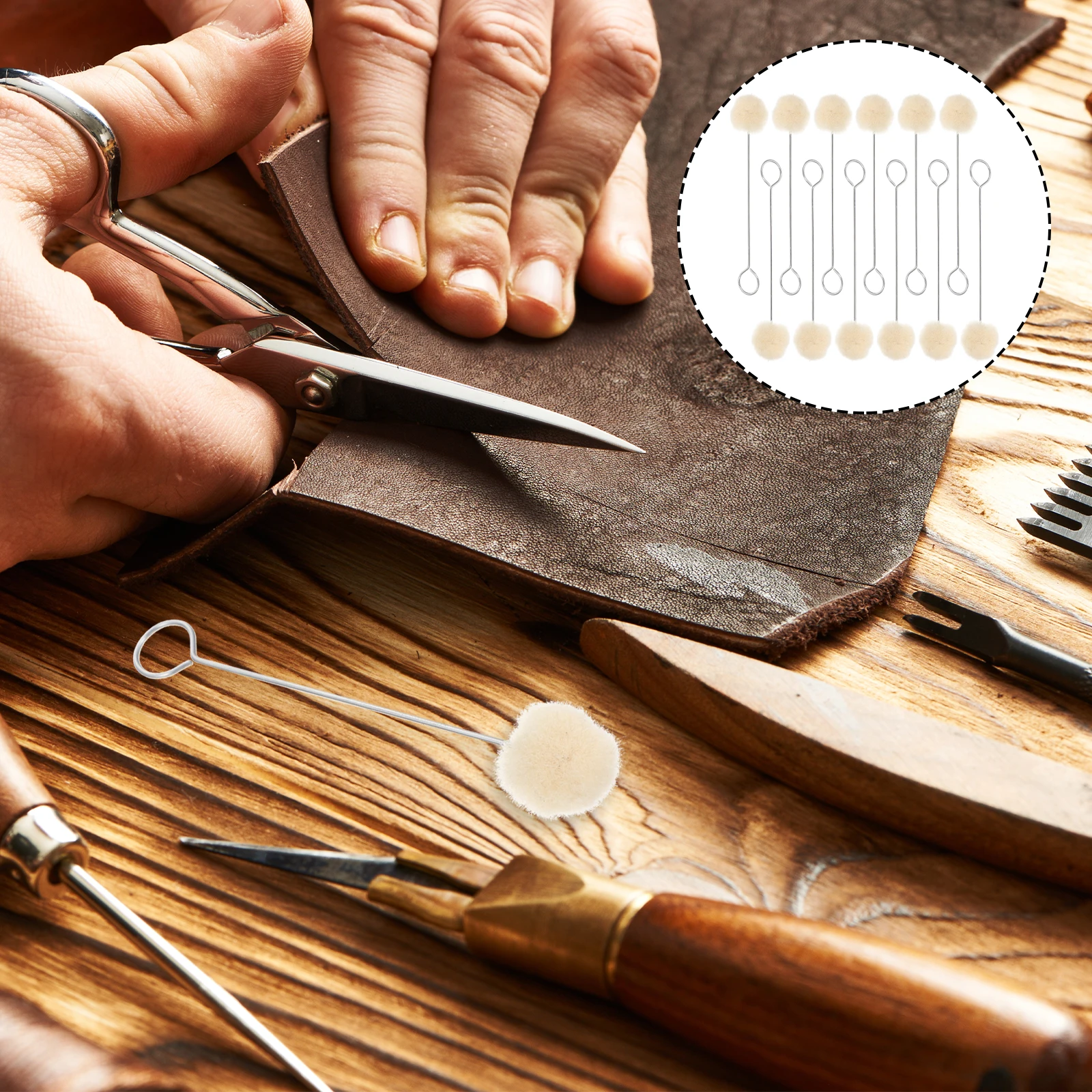 50Pcs Dye Tool Wool… - image