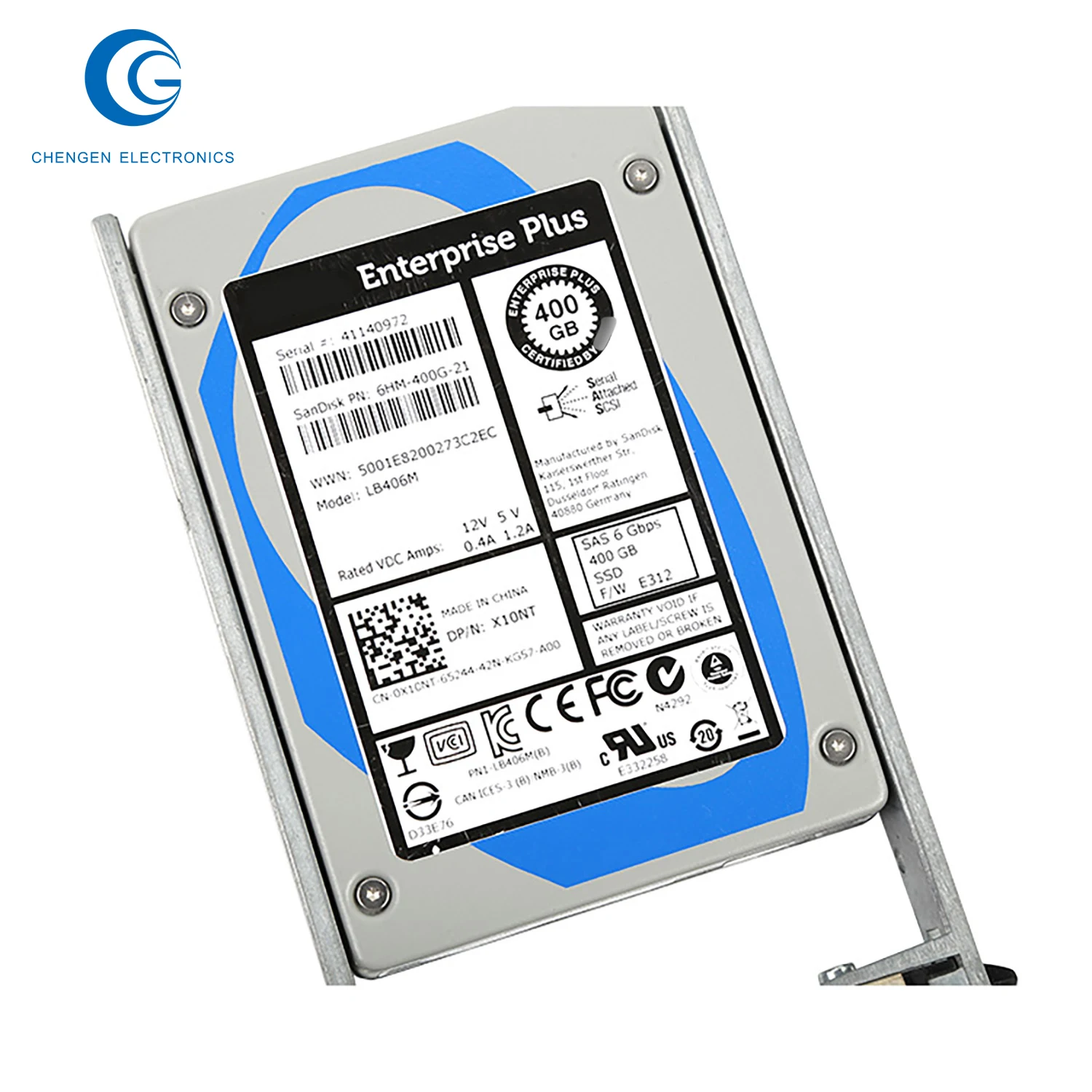2 قطعة بالجملة X10Nt 0X10Nt Equallogic 400Gb.5 بوصة Sff 6Gbps Sas Ssd لسلسلة Ps610 400Gb Sas Ssd