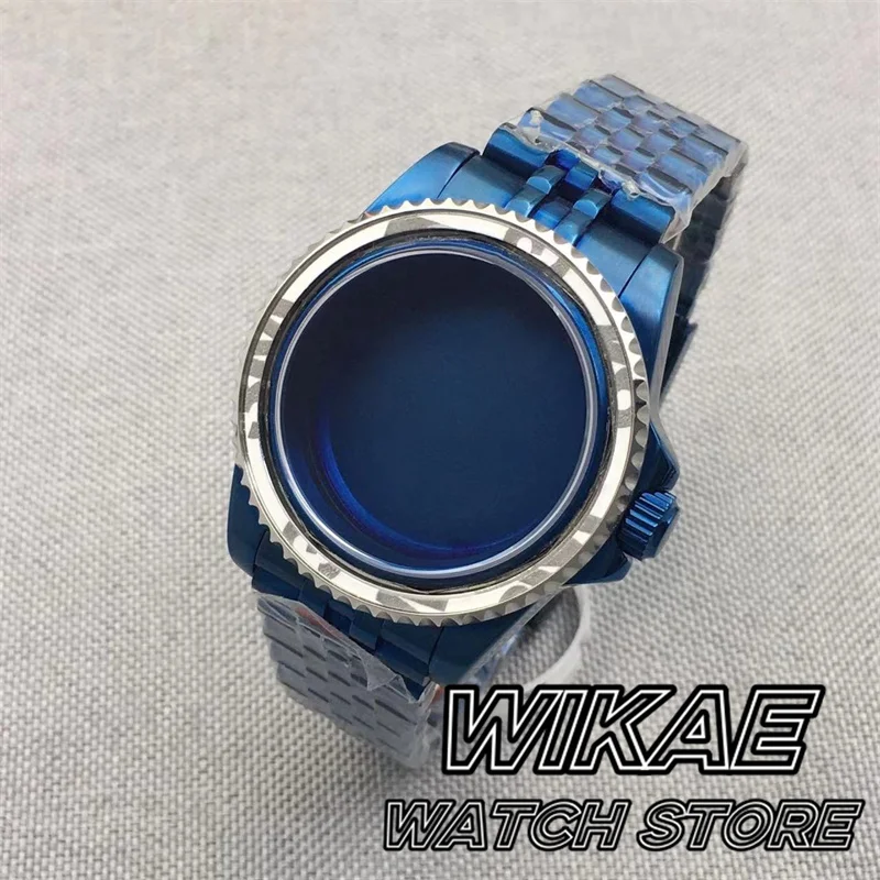 40mm-blue-pvd-sub-watch-case-316l-stainless-steel-sapphire-glass-waterproof-fit-nh34-to-39-nh70-nh72-mingzhu2813-pt5000-movement