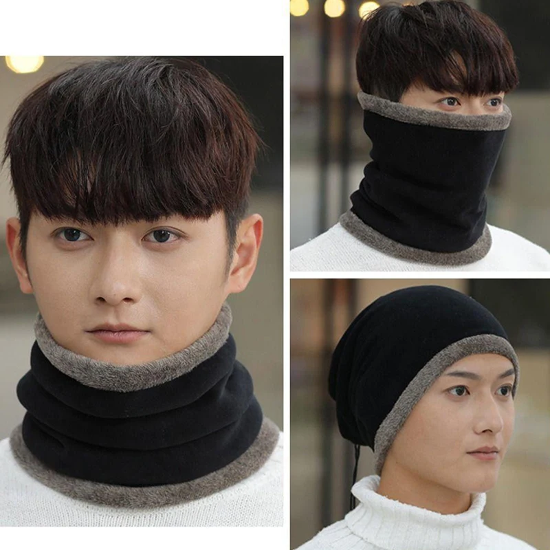 

Winter Men's Outdoor Warm And Velvet Thick Scarf Super Soft And Thickened Running Windproof And Cold-proof Mask