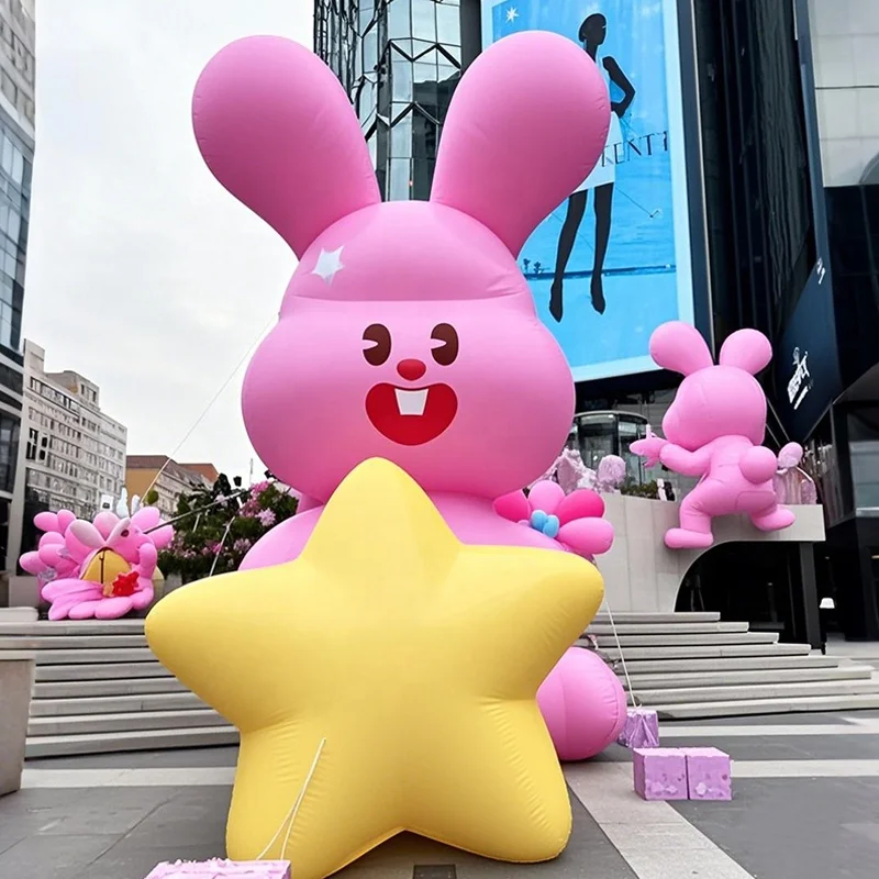 Poupée gonflable modèle animé, mascotte, décoration de centre commercial