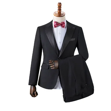 Trajes de negocios personalizados para hombres, trajes de trabajo a medida, 7455