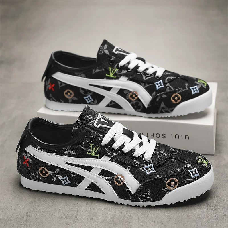 

2025Spring Summer Breathable Comfortable Lightweight High-Quality Fashion Versatile Agan Shoes Canvas Shoes Men's Shoes39-44