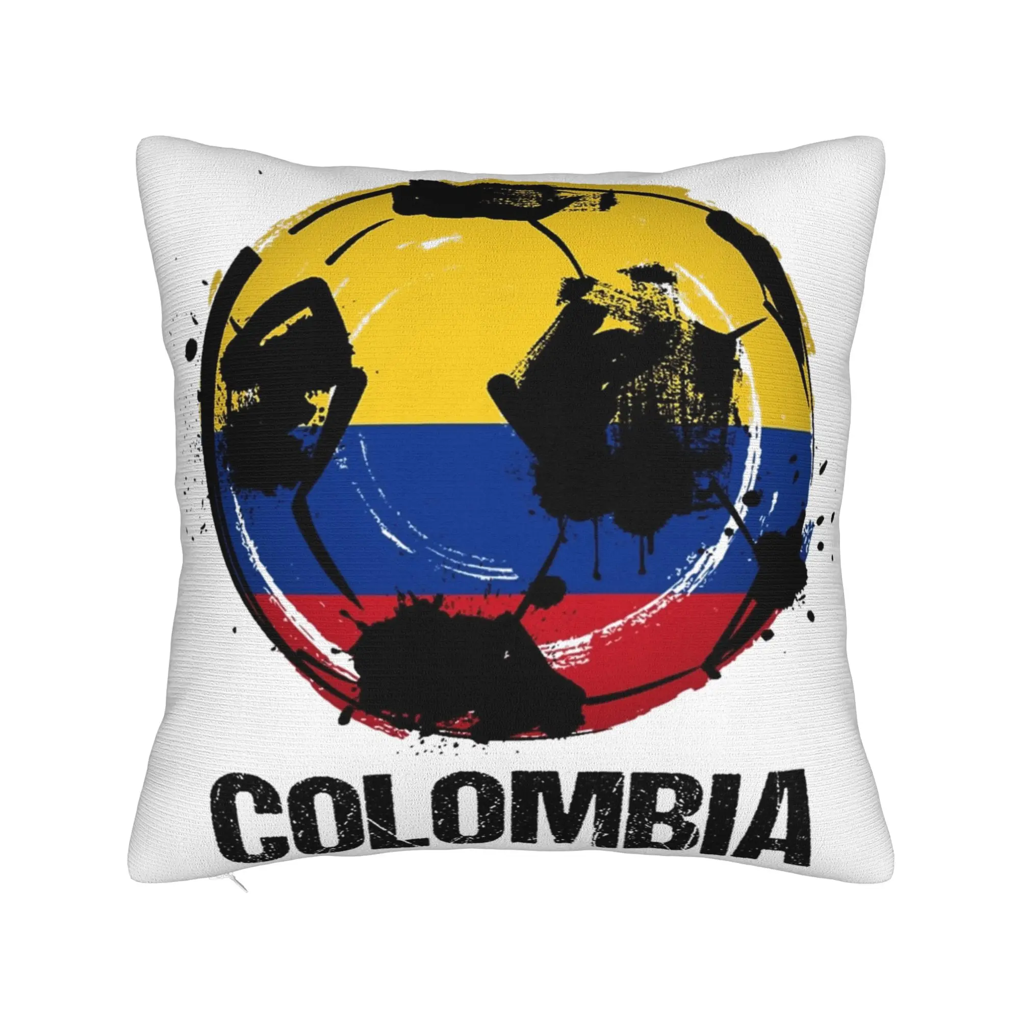 Colombia Flag Pillow Cover Accessories Printing Cushion Cover Decoration  Pillow Case Cover Home Multi-Size