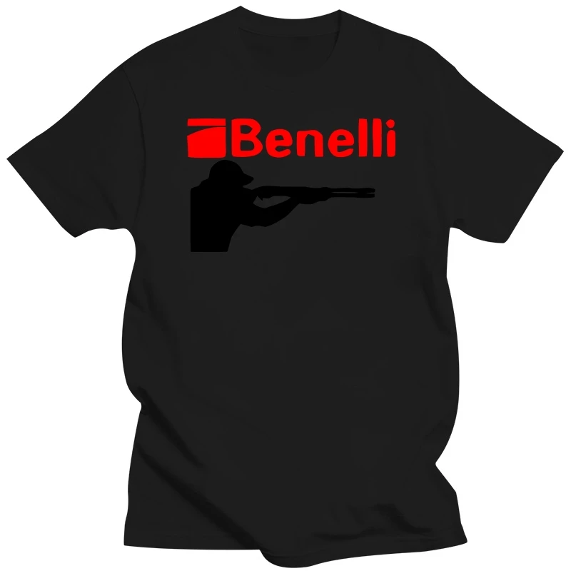 funny men t shirt Black Style Team Soft Benelli Shotguns Gray Cool Standard jersey men O-Neck cotton