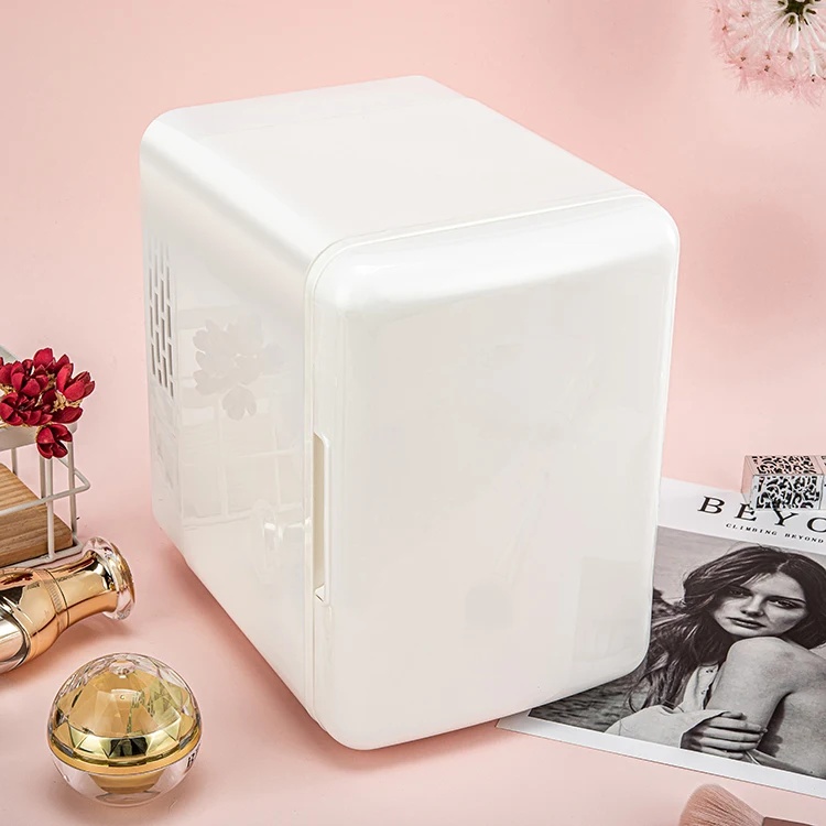 Custom Mini Fridge For Cosmetic Refrigerator Skincare Hotel Nevera Minifridge 12V Car Portable 4L Pink Beauty Mini Fridge Makeup