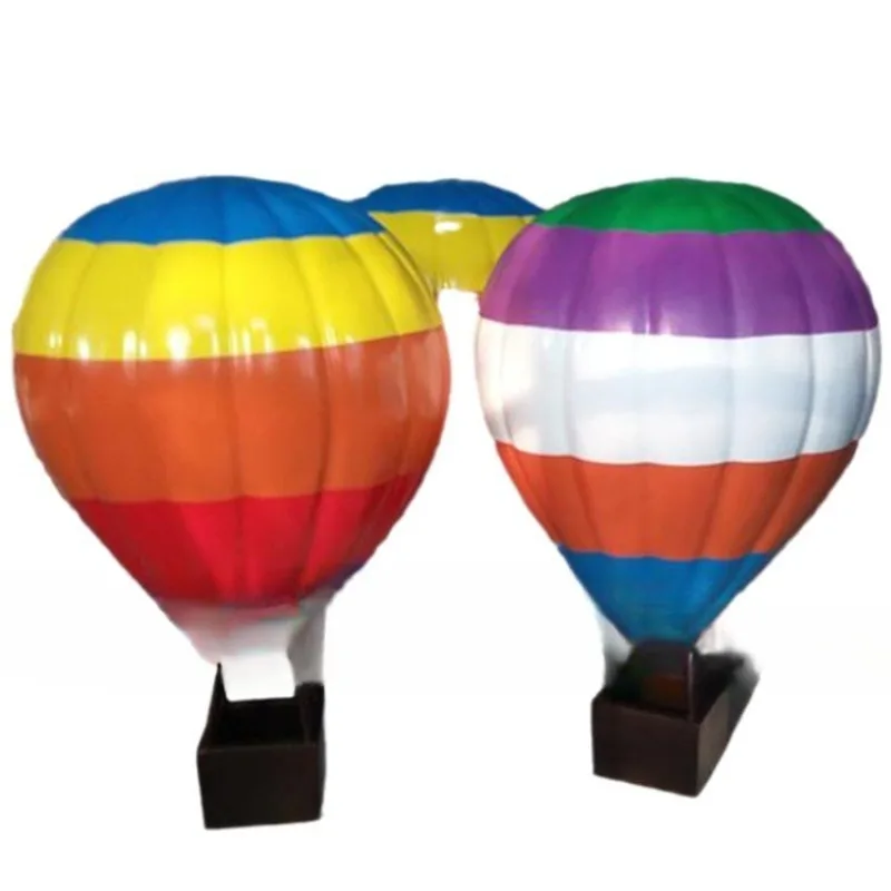 

Large hot air balloon foam fiberglass sculpture shopping mall balloon ornament