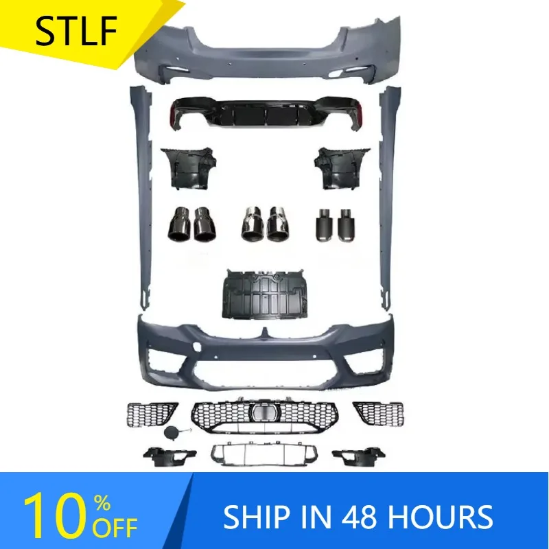 

Zuimi High-end G30 F90 Parts Body Kit For 5 Series 2018-2020 G30 Upgrade To F90 M5 Front Rear Bumper With Grille Bodykit Sid