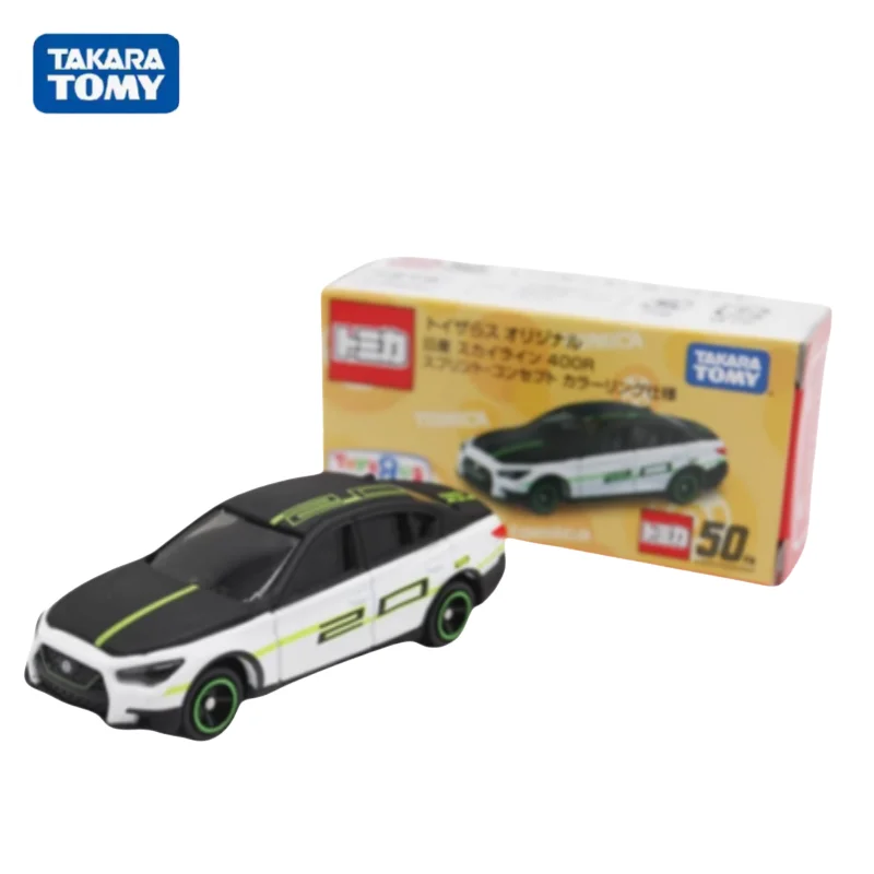 

Модель TAKARA TOMY 1:64 Nissan Skyline 400R, литый под давлением сплав, статическая модель, детская коллекция, декоративные игрушки, праздничные подарки для мальчиков.