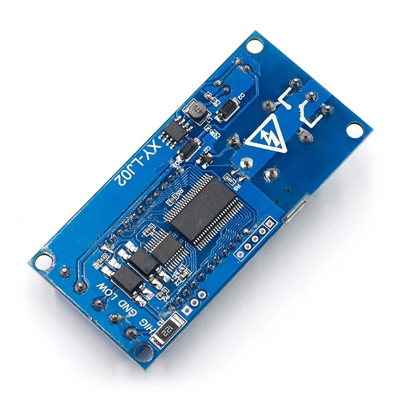 XY-LJ02 시간 지연 릴레이 모듈 - 자동 전원 끄기/켜기 회로용 조정 가능한 0-999s 트리거 사이클 타이머