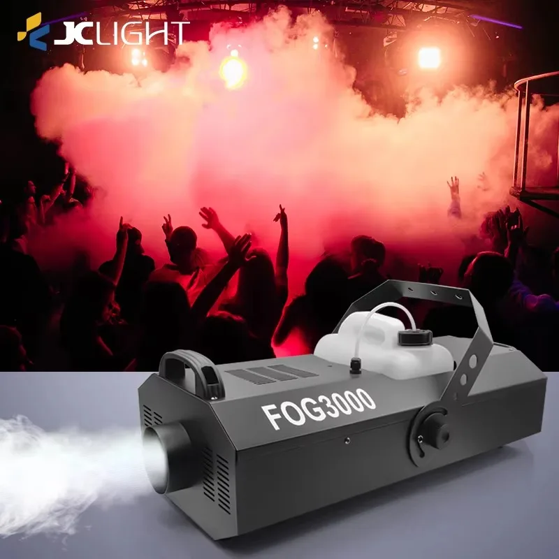 3000W High Density DMX Smoke  Heavy Output Fog Generator for Wedding Disco DJ Festival Stage Atmosphere Equipment