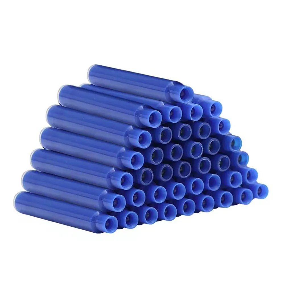 

100 шт. сменных стержней для перьевых ручек, стираемые, быстросохнущие, с плавным письмом, совместимые с ручками 3,4 мм, для офиса и школы