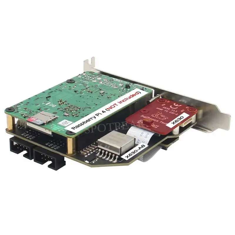 4B ราสเบอร์รี่ Pi PCIe KVM over IP รองรับ KVM-A8 KVM V3 /poe Power /atx/hdmi csi/