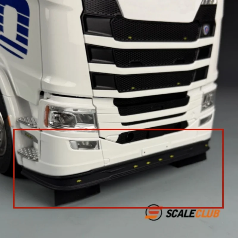 バンパースポイラーフェンダーライト付きタミヤ 1/14 RC トラックスカニア 770s 1:14 トラクタートレーラー DIY パーツ