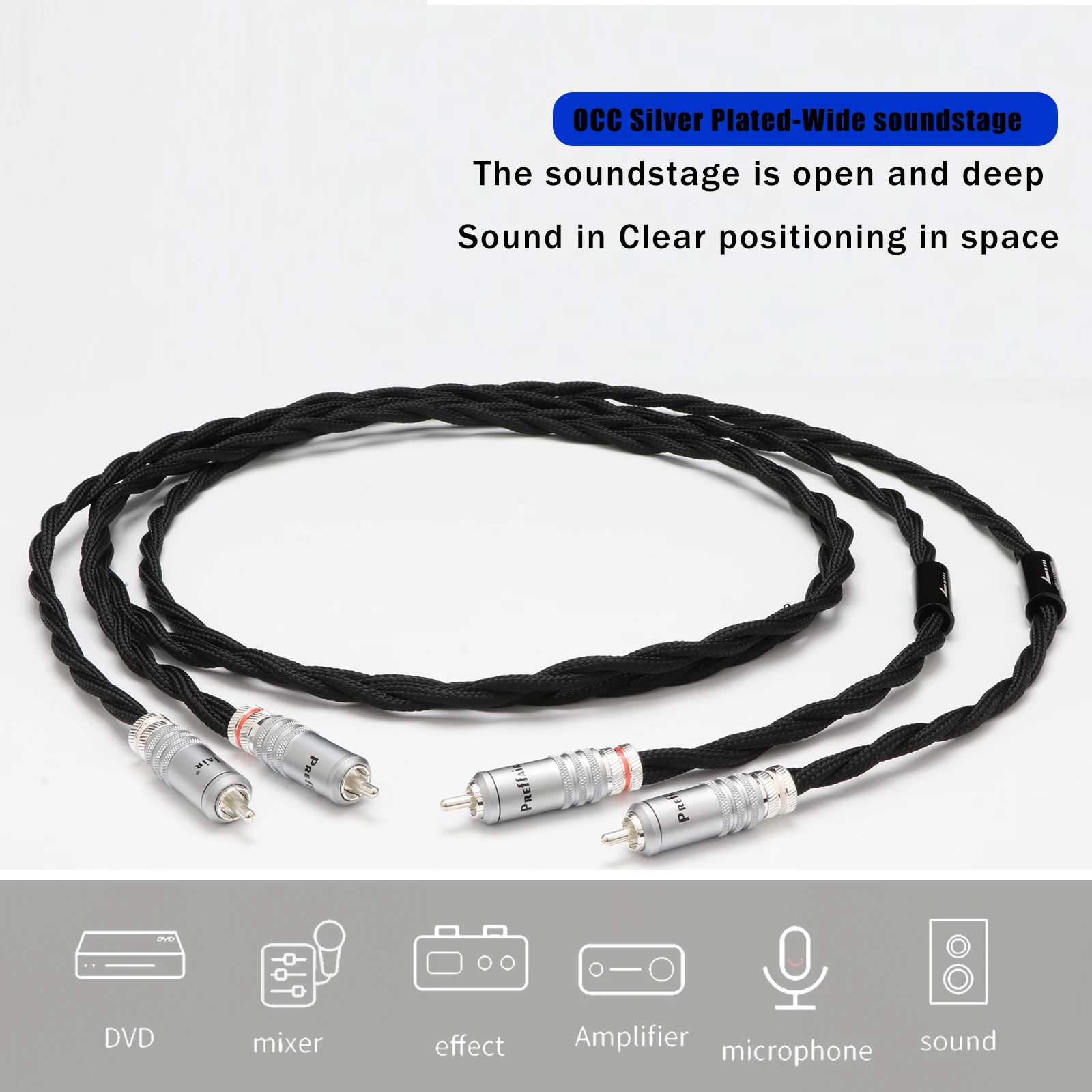 Ultra-Low Noise 7N OCC Signal - Home Cinema Dvd 评论和价格