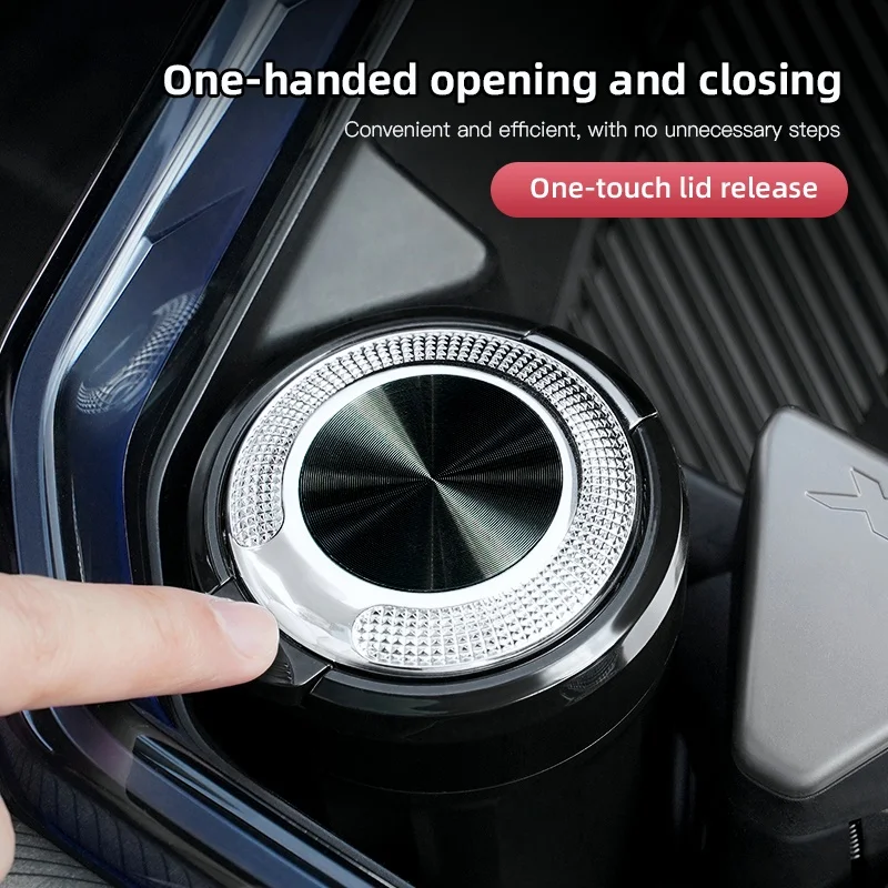 Car Ashtray Metal Portable Cigarette Cup Holder Auto interior For VW Passat Polo Arteon Jetta RLine R Golf Amarok T5 ID3 Tiguan