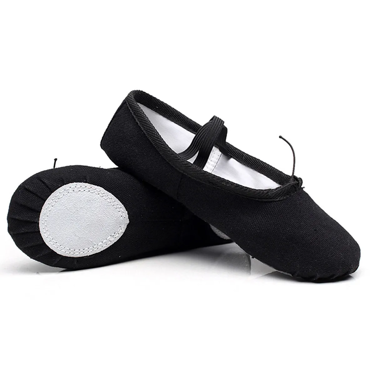 1Pair Ballet Shoes Soft Sole Yoga Dance Shoes Anti-Slip Lightweight Comfortable Breathable Suitable for Jazz Modern Folk