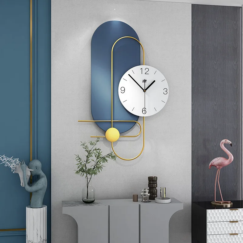 

Creative Wall Clock Nordic Silent Movement MDF Dial Metal Needle Wall Decoration Clocks Corridor Study Bed Room Hanging Watch