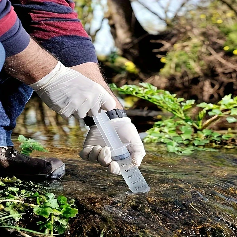 60-ml-Kunststoffspritze mit Röhrenmesszylinder, Flüssigkeitsspritze mit Deckel zur Absorption von flüssigem Öl, Spritze zum Füttern von Haustieren – Detail 4