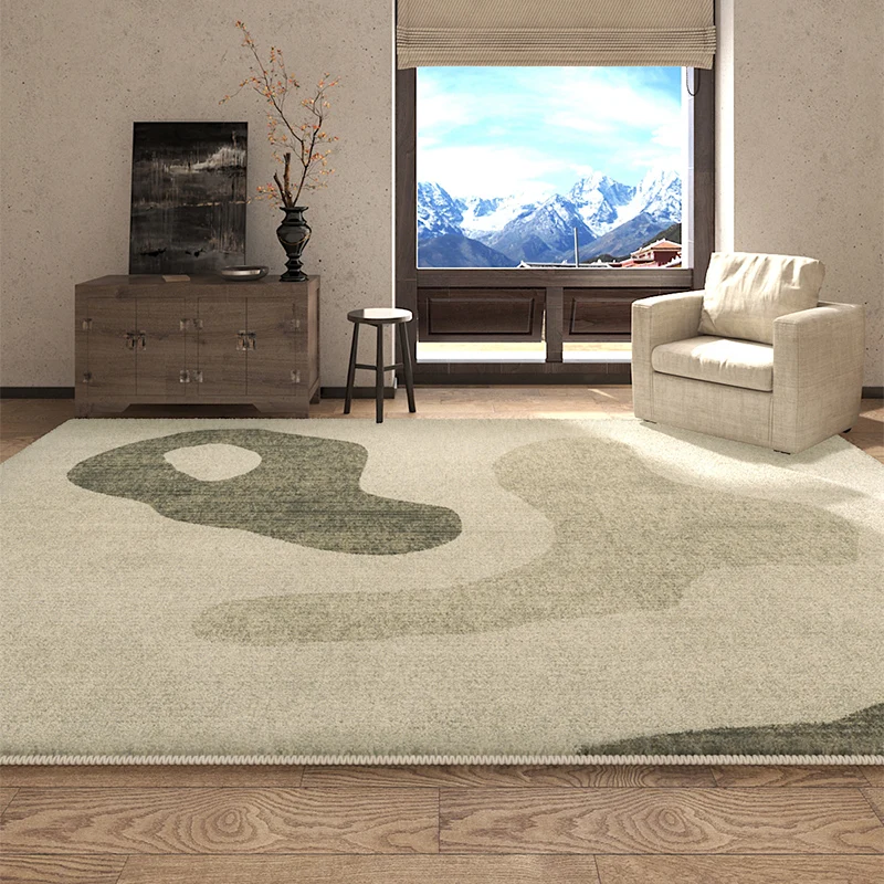 

Japanese Style Carpets for Living Room Minimalist Bedroom Decor Vintage Carpet Thicken Plush Floor Mat Home Washable Lounge Rug