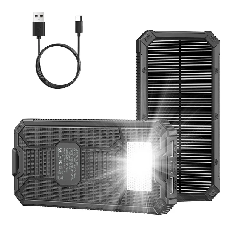 

Solar power bank 20000mAh mobile power supply