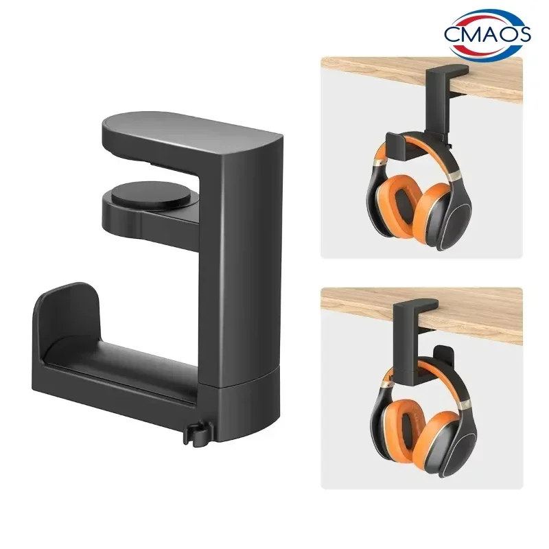 PC Gaming Headphone Stand Headset Hook Holder, Hanger Mount With Adjustable 360° Rotating Arm Clamp, Desk Mount Universal Bag image 6