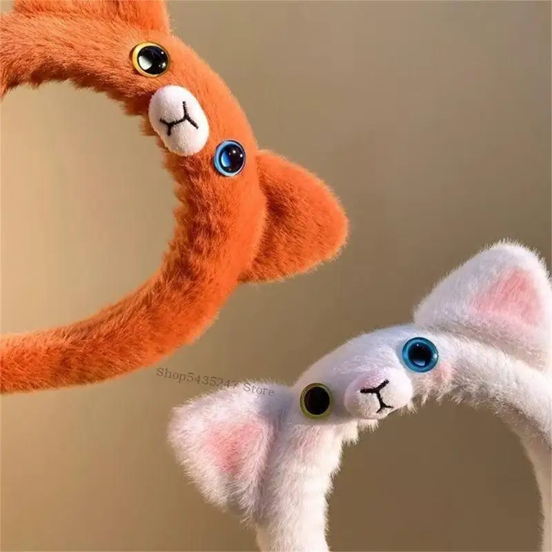 CATOON CATS BANDBABA CAIXO ACESSORIO FACOS RESPONDIÁRIOS LAVAGEM CABELO PARA MULHER GIRL DIAY EDIA E COSPLAY PARTE H7EF