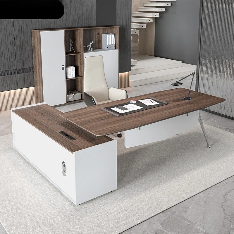 Boss simple modern designer president desk manager desk supervisor desk combination high-end class